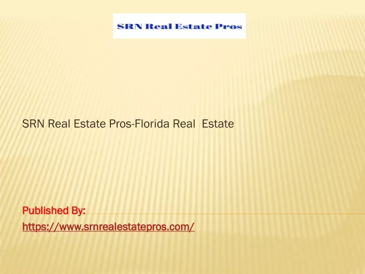 srn real estate pros florida real estate published by https www srnrealestatepros com