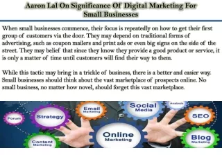 Aaron Lal On Significance Of Digital Marketing For Small Businesses