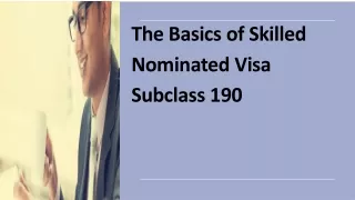 Australian Skilled Nominated Visa Subclass 190 | ISA Migrations