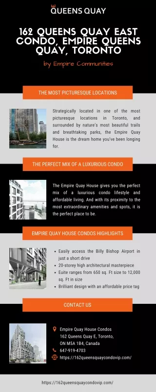 162 Queens Quay East condo, empire queens quay, Toronto by Empire Communities