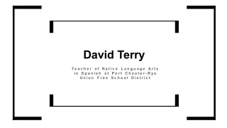 David Terry, Port Chester Teacher - Experienced Professional