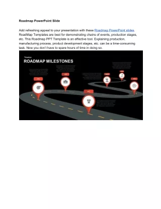 roadmap powerpoint slide add refreshing appeal