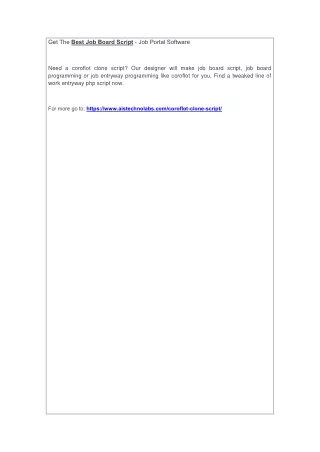 get the best job board script job portal software