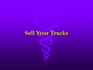 Sell Your Trucks