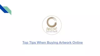 Top Tips When Buying Artwork Online