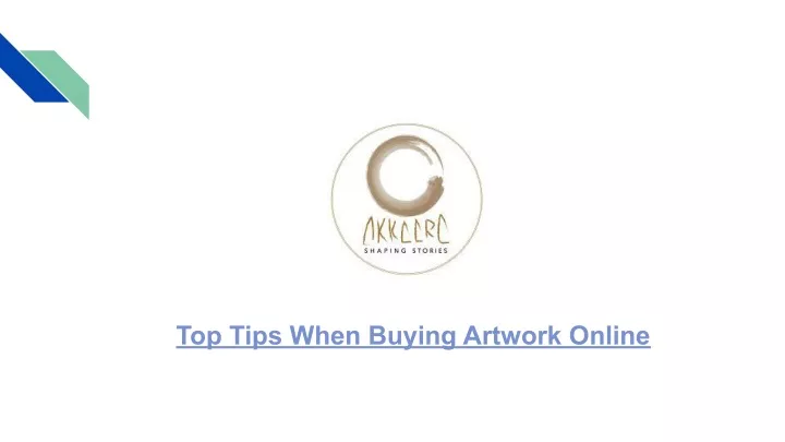 top tips when buying artwork online