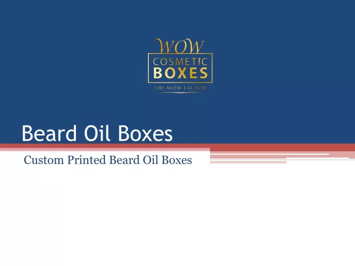 beard oil boxes