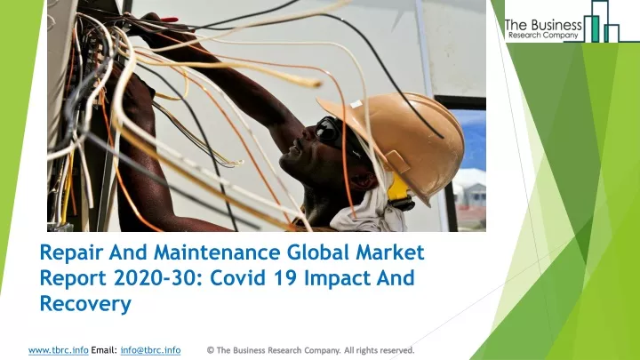 repair and maintenance global market report 2020 30 covid 19 impact and recovery