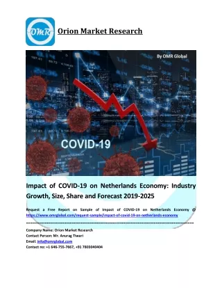 Impact of COVID-19 on Netherlands Economy Growth, Size, Share, Industry Report and Forecast to 2019-2025