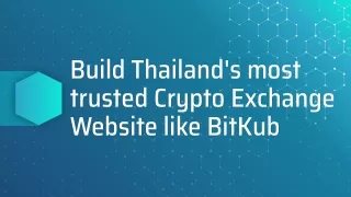 build thailand s most trusted crypto exchange