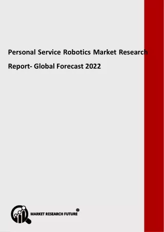 personal service robotics market research report