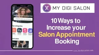 10 Ways to Increase your Salon Appointment Booking