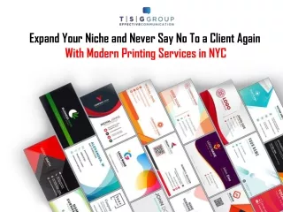 Expand your Niche and Never Say No To a Client Again – With Modern Printing Services in NYC
