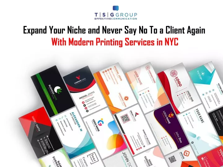expand your niche and never say no to a client