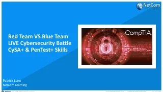 Red Team VS Blue Team LIVE Cybersecurity Battle | CySA  & PenTest  Skills