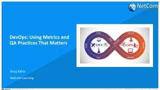 DevOps: Using Metrics and QA Practices That Matters