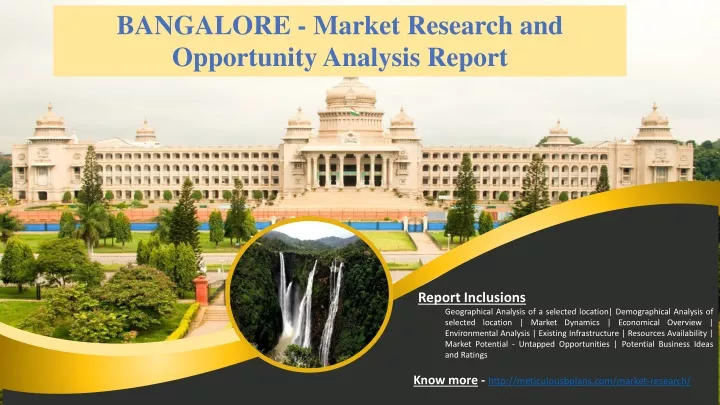 bangalore market research and opportunity