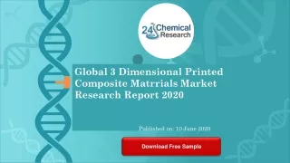 Global 3 Dimensional Printed Composite Matrrials Market Research Report 2020
