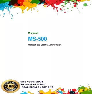 Microsoft MS-500 Practice Exam Questions - Real MS-500 Dumps PDF