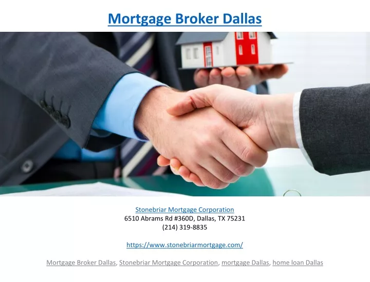 mortgage broker dallas