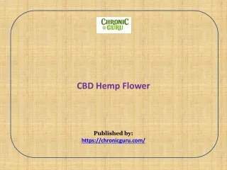 CBD Hemp Flower