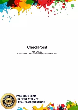 Download Valid CheckPoint 156-215.80 Question Answers – DumpsSure