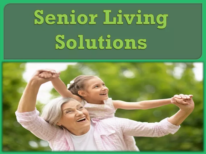 senior living solutions