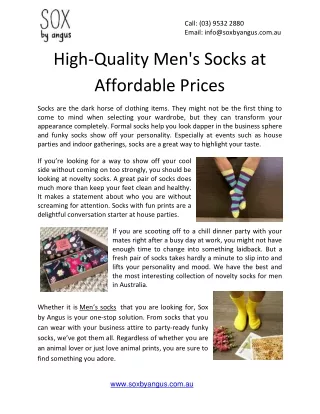 call 03 9532 2880 email info@soxbyangus com au