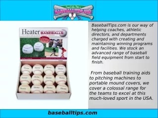 Baseball Field Equipment