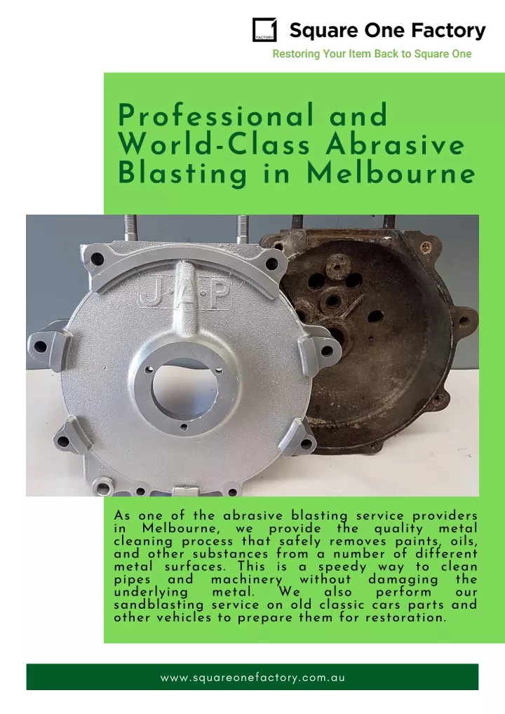 professional and world class abrasive blasting