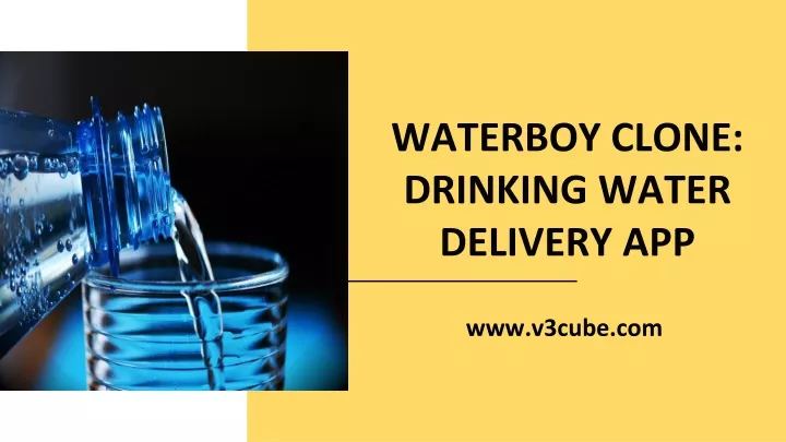 waterboy clone drinking water delivery app