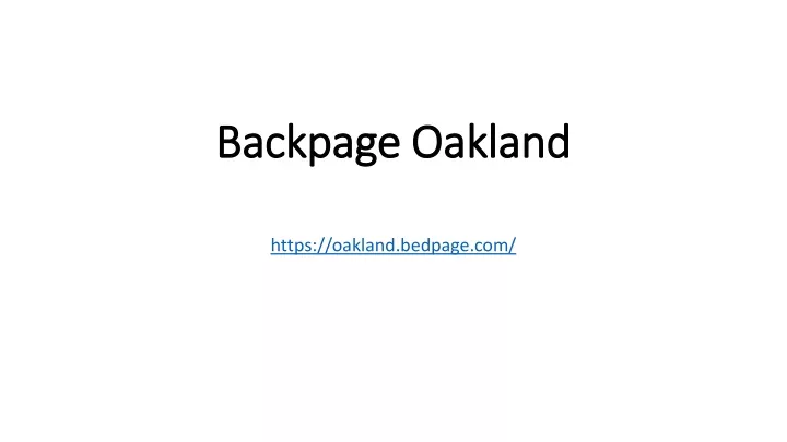 backpage oakland backpage oakland