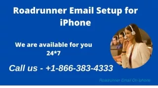 Roadrunner Email Settings iPhone - IMAP and SMTP