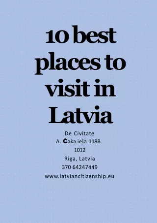 Get the Latvian Dual Passport and Latvian citizenship