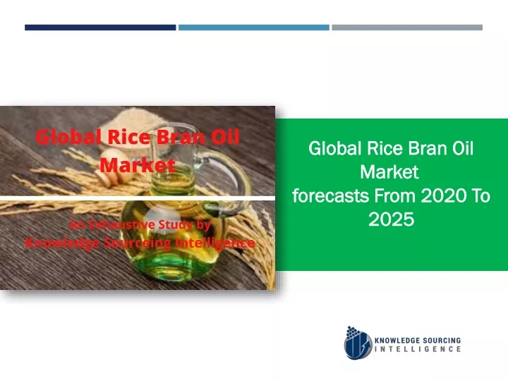 global rice bran oil market forecasts from 2020