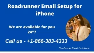 Roadrunner Email Settings iPhone - IMAP and SMTP