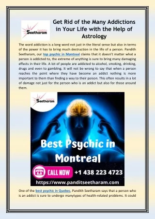 Get Rid of the Many Addictions in Your Life with the Help of Astrology