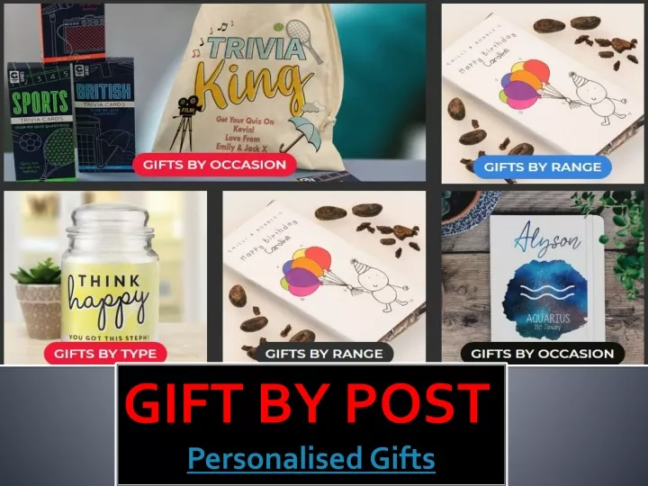 gift by post personalised gifts