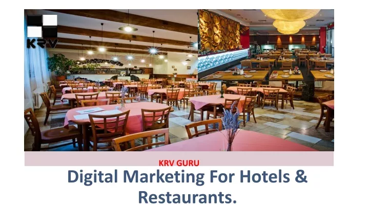 digital marketing for hotels restaurants