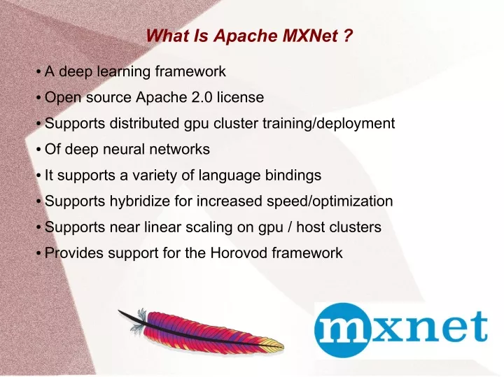 what is apache mxnet