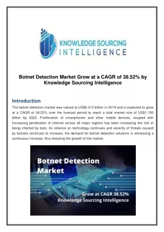 botnet detection market grow at a cagr