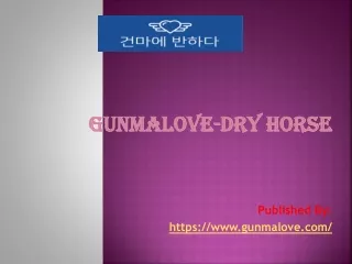 gunmalove dry horse published by https www gunmalove com