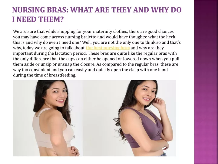 nursing bras what are they and why do i need them