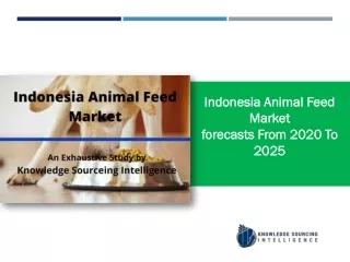 Indonesia Animal feed market Research Report- Forecasts From 2025 To 2019
