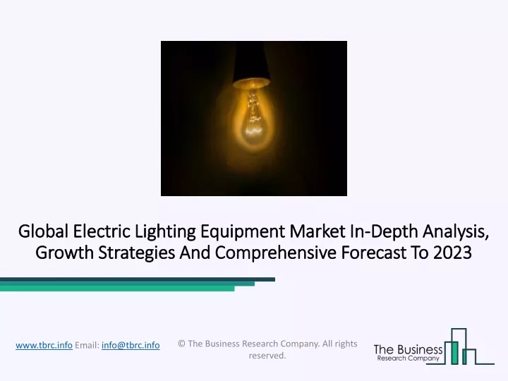 global global electric lighting equipment market