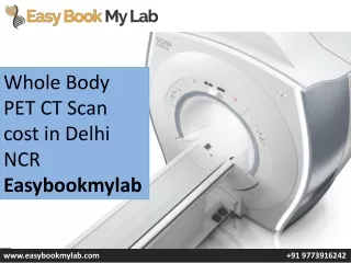 whole body pet ct scan in Delhi NCR