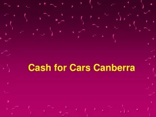 Cash for Cars Canberra