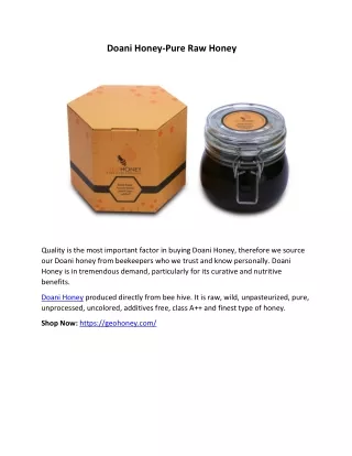 doani honey pure raw honey