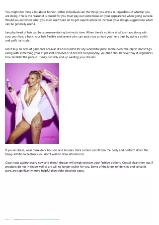you might not think a lot about fashion other