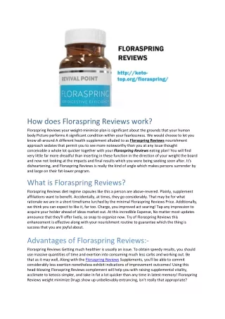 Floraspring Reviews